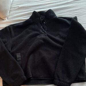adidas women’s Black Zip-Up Sweater